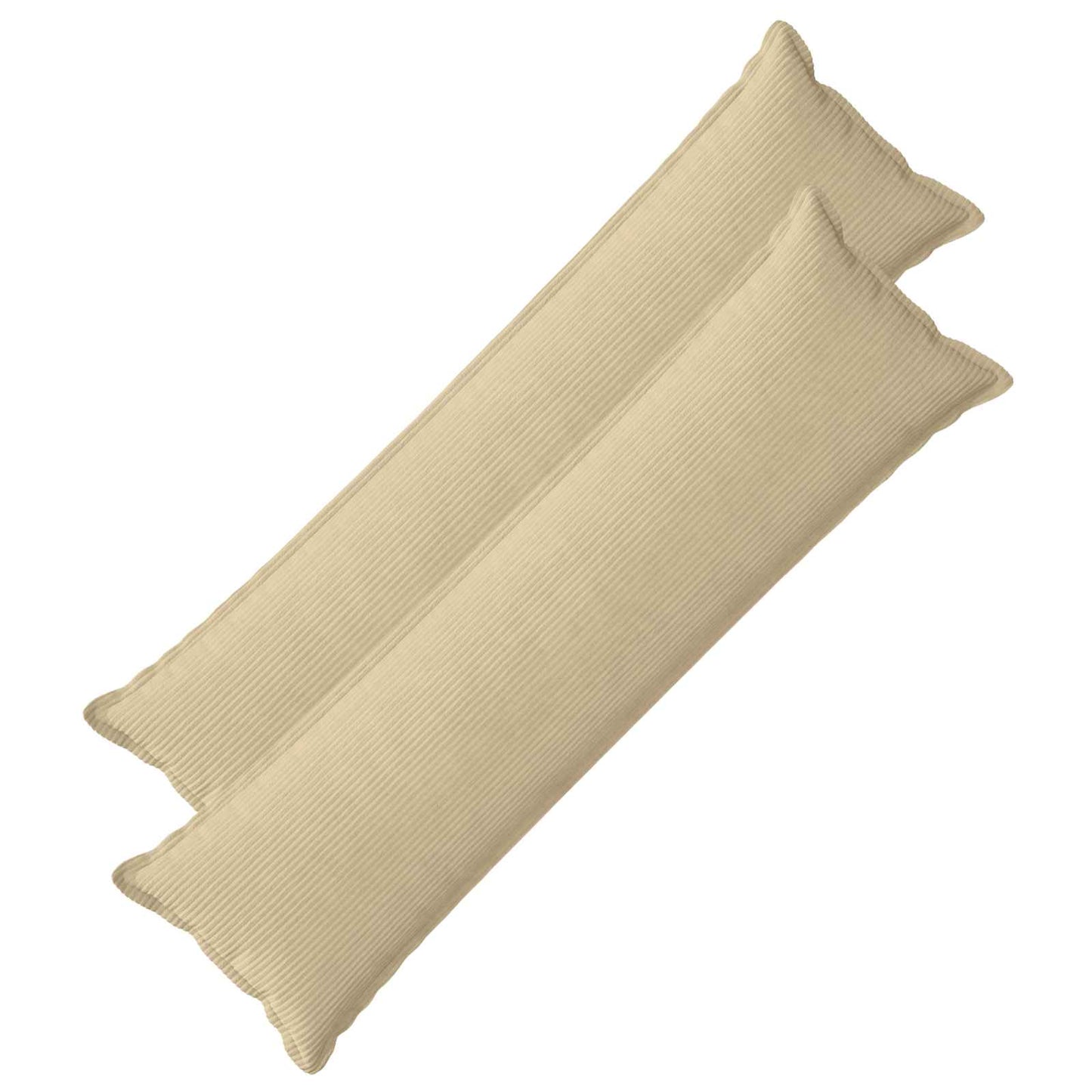 Pudebetræk 2 stk. HOUTEN Lys Grøn Grå 40 x 145 cm cordfløjl