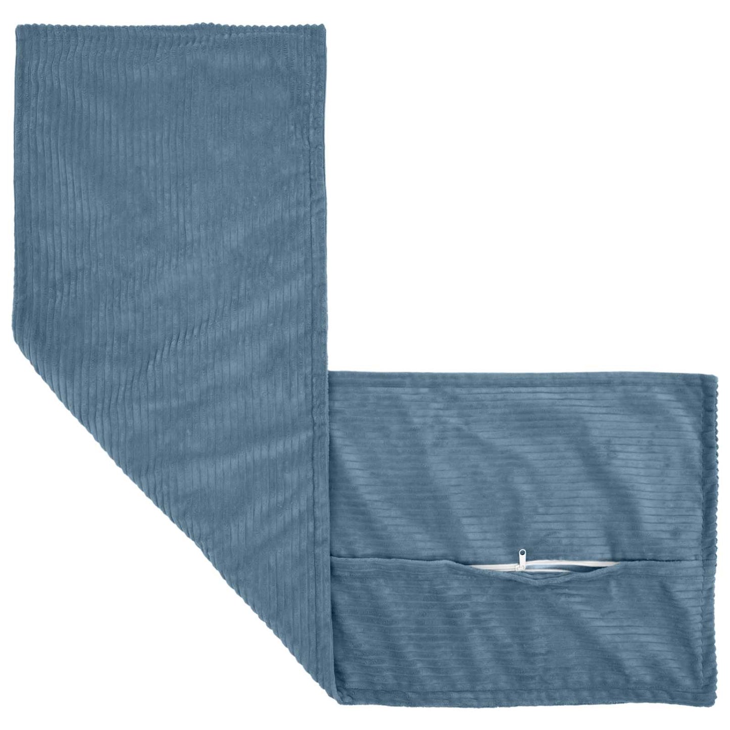 Pudebetræk HOUTEN Blå 40 x 145 cm cordfløjl