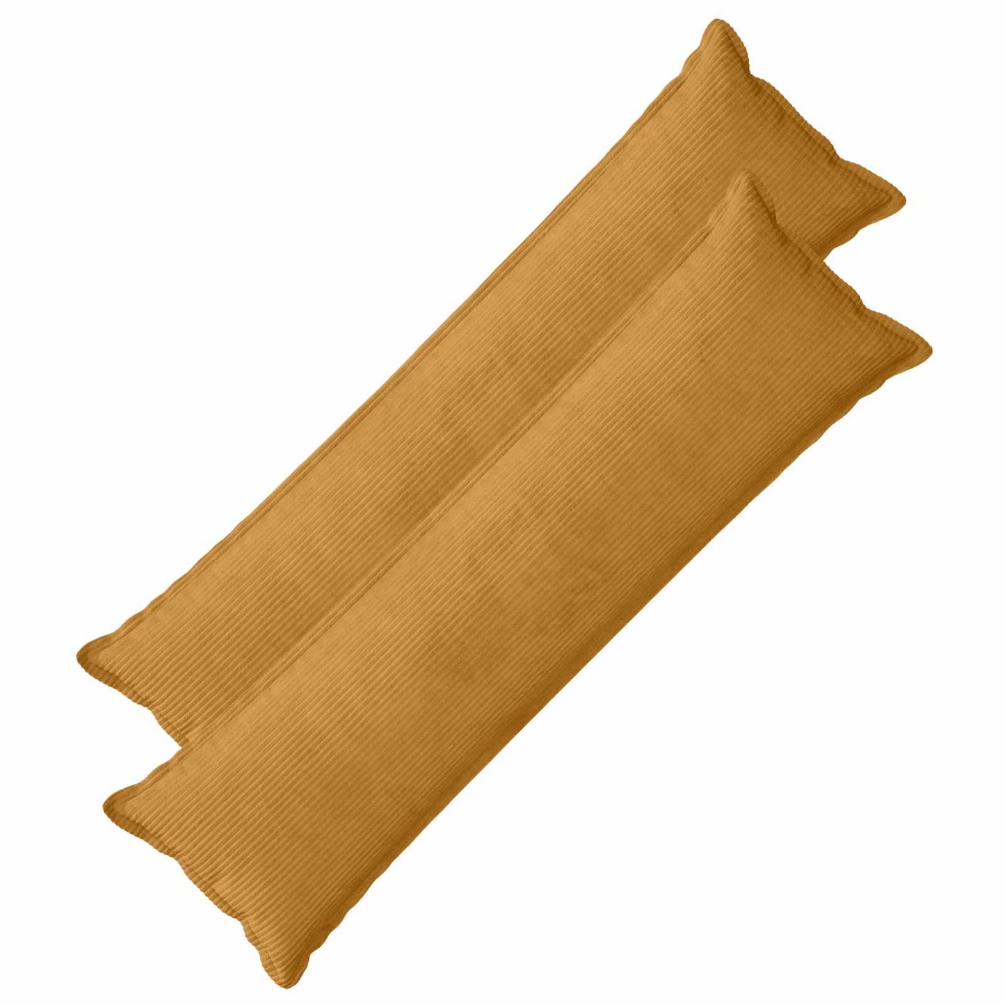 Pudebetræk 2 stk. HOUTEN Gul 40 x 145 cm cordfløjl