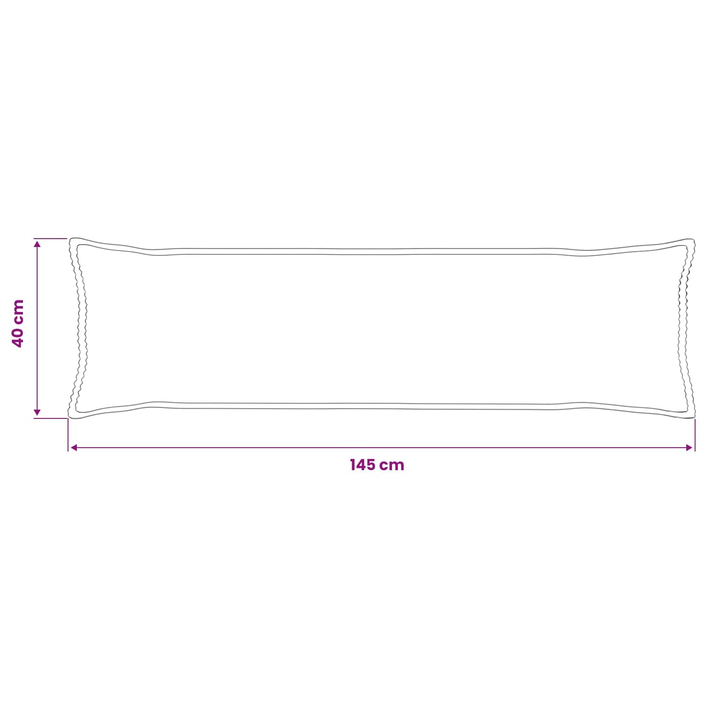Pudebetræk 2 stk. HOUTEN Grøn 40 x 145 cm cordfløjl