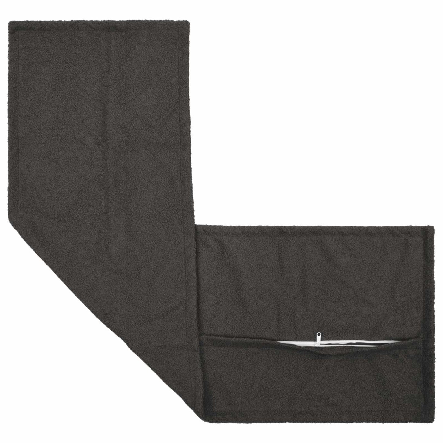 Pudebetræk 2 pcs HOUTEN Mørkegrå 40 x 145 cm Bouclé