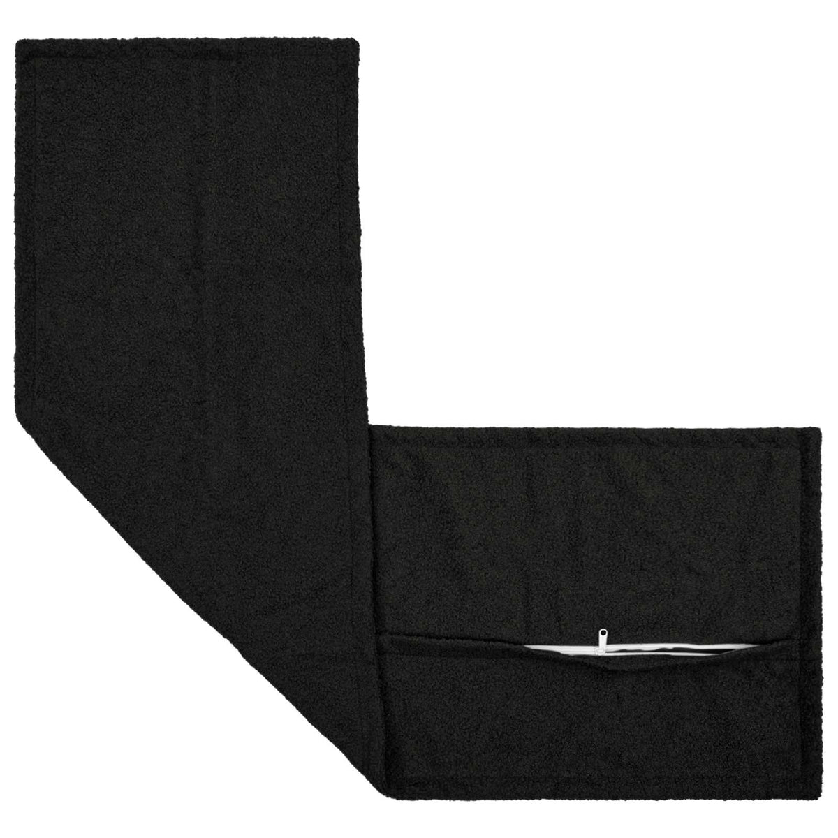 Pudebetræk 2 pcs HOUTEN Sort 40 x 145 cm Bouclé
