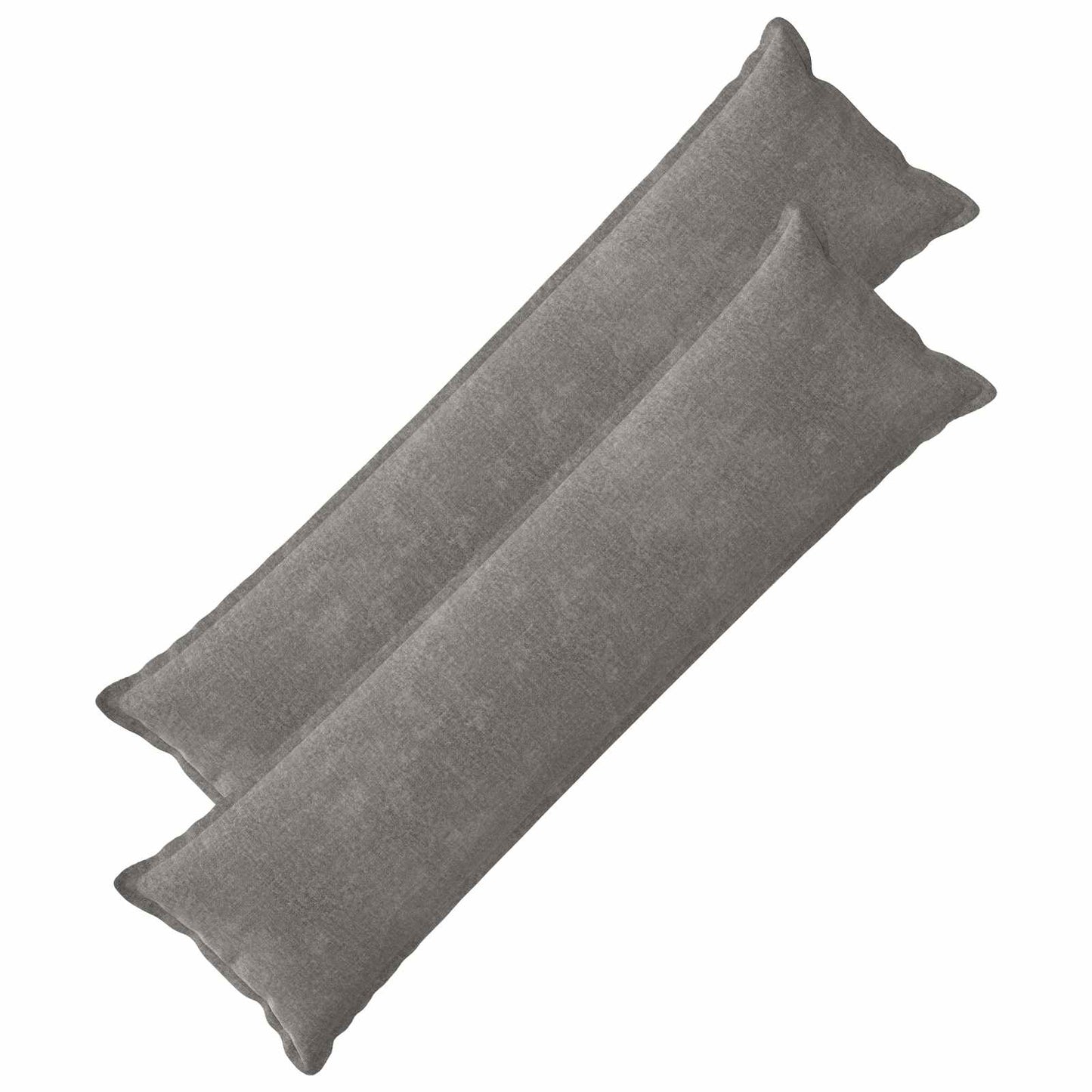 Pudebetræk 2 stk. HOUTEN Mørkegrå 40 x 145 cm Chenille Stof