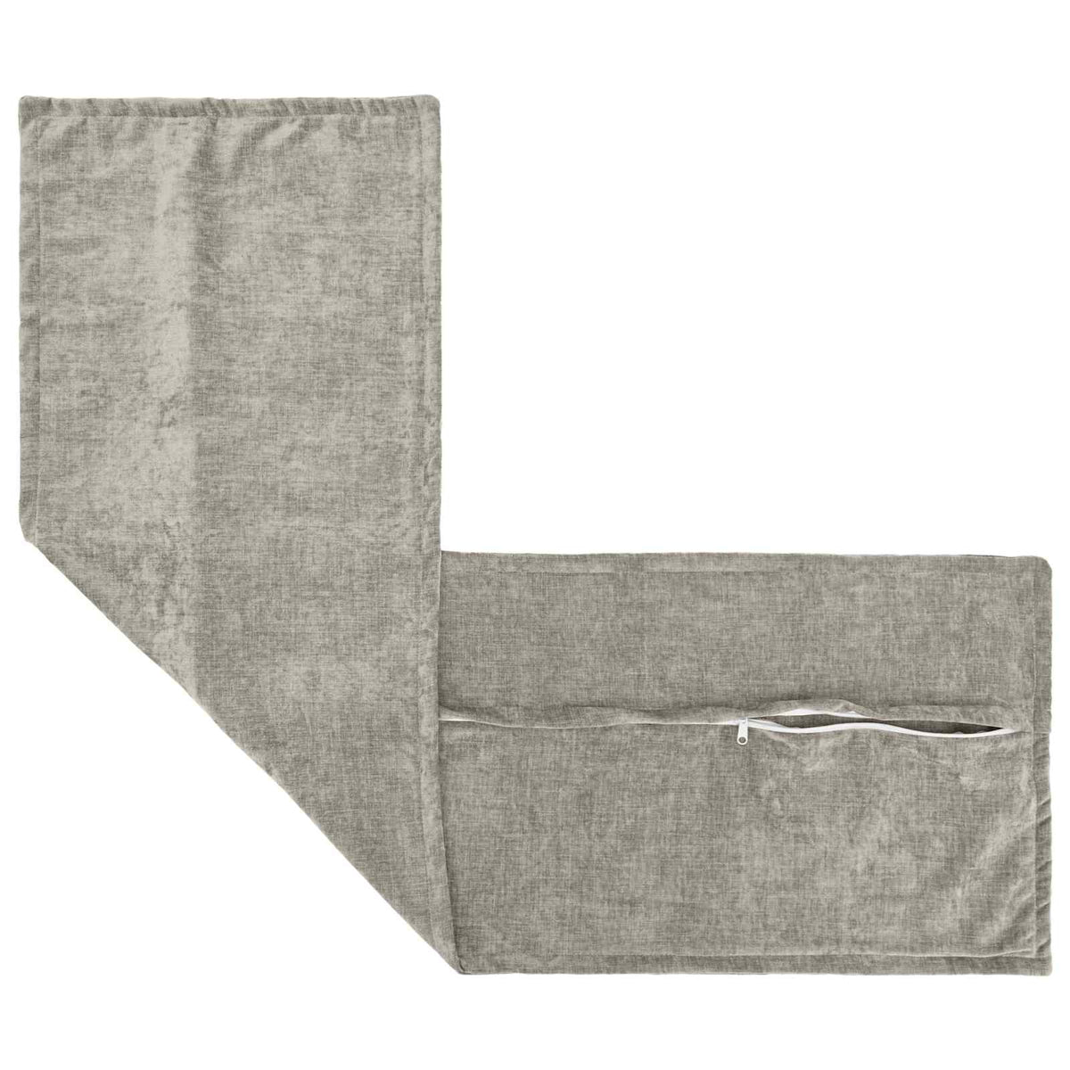 Pudebetræk HOUTEN Lysegrå 40 x 145 cm Chenille Stof