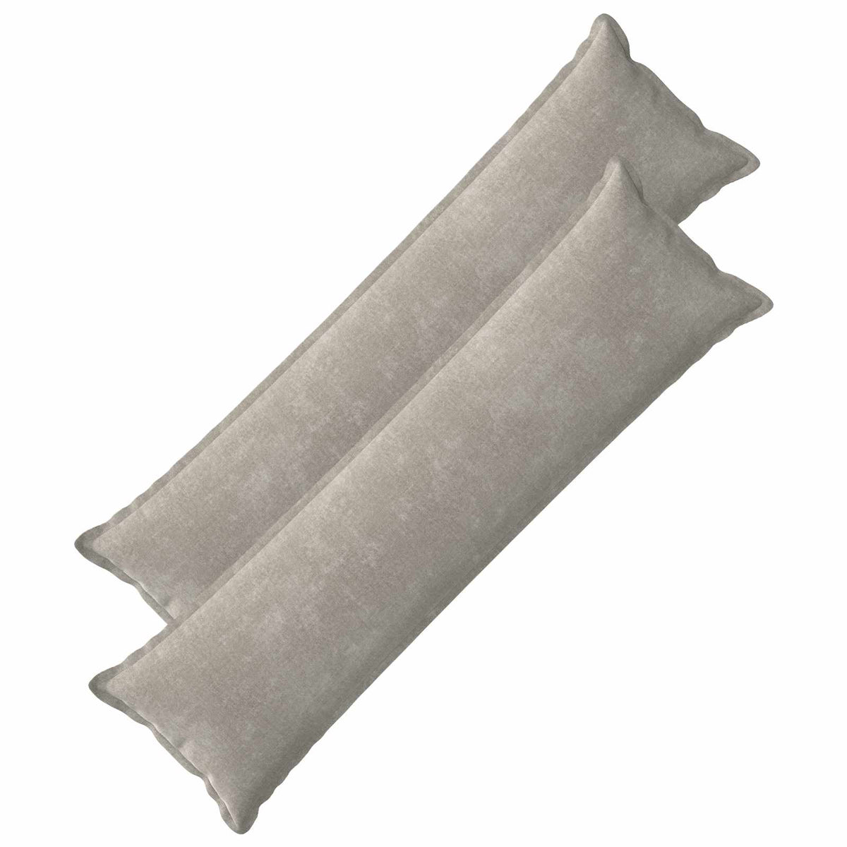 Pudebetræk 2 stk. HOUTEN Lysegrå 40 x 145 cm Chenille Stof