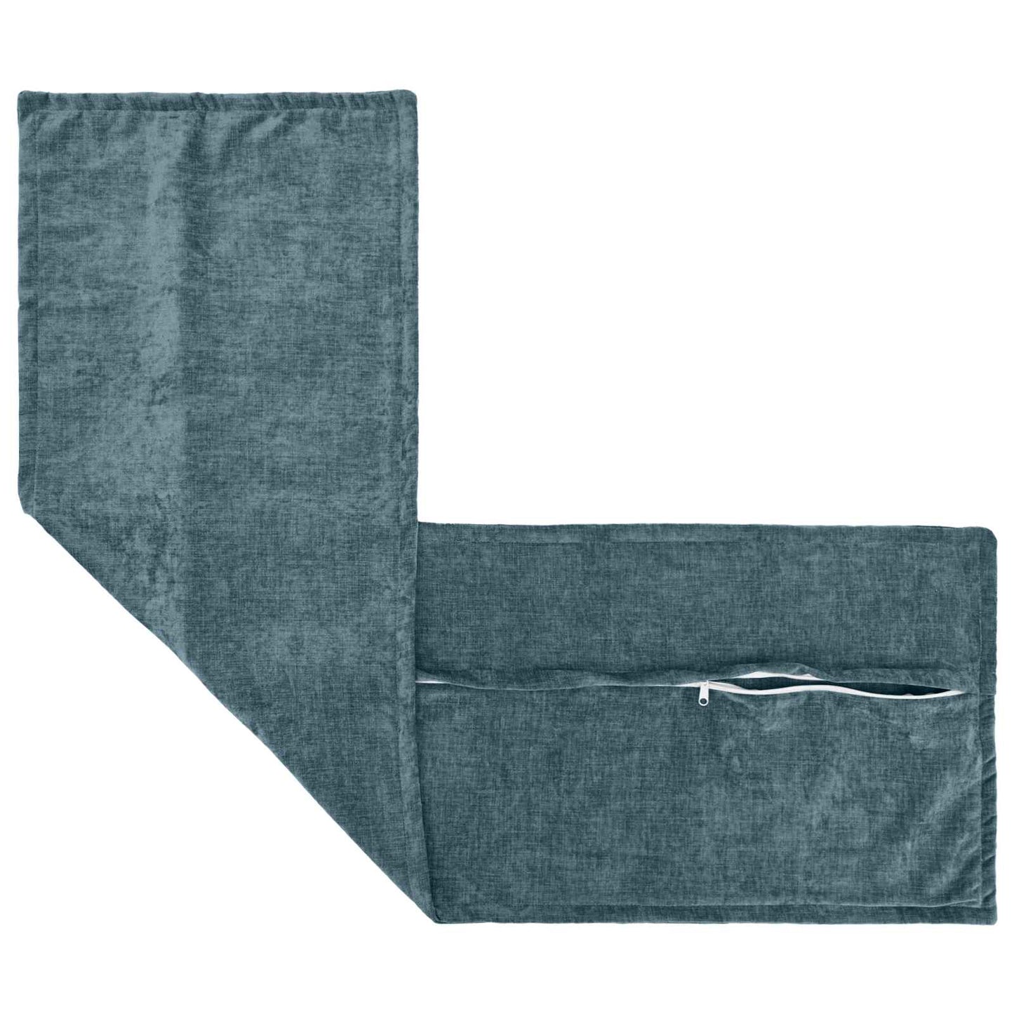 Pudebetræk HOUTEN Blå 40 x 145 cm Chenille Stof