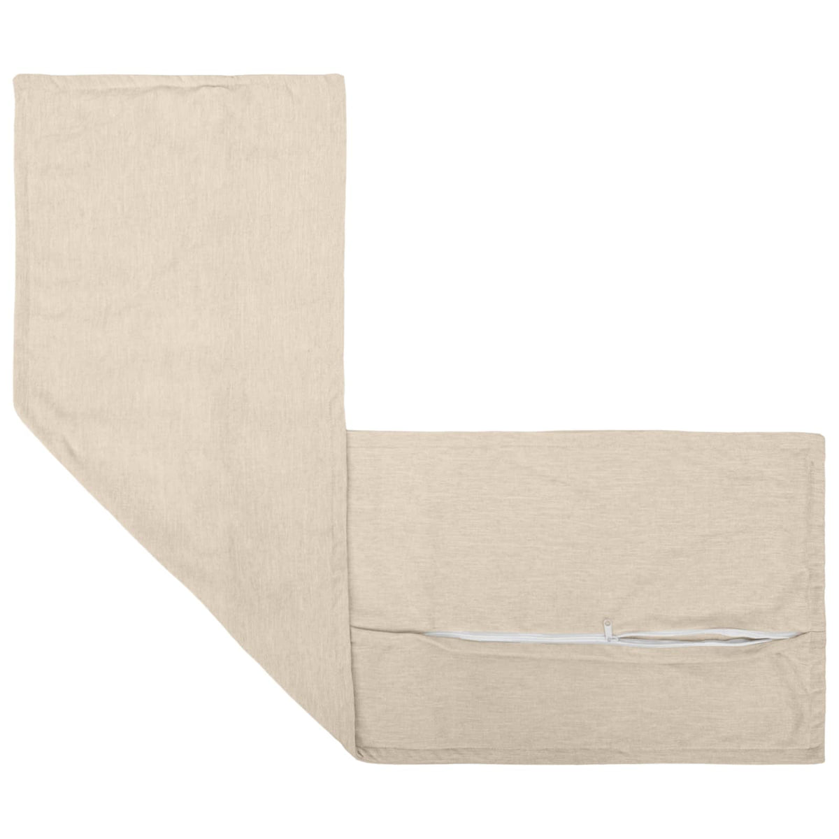 Pudebetræk 2 stk. HOUTEN Cremefarvet 40 x 145 cm Chenille Stof
