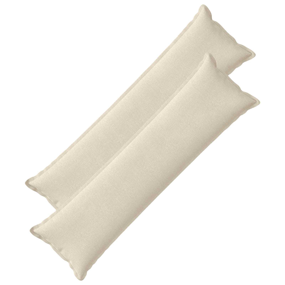 Pudebetræk 2 stk. HOUTEN Cremefarvet 40 x 145 cm Chenille Stof