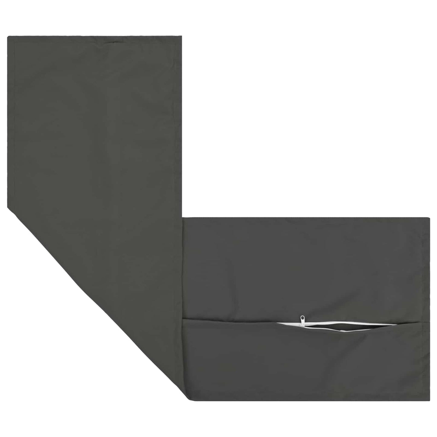 Pudebetræk HOUTEN Antracit 40 x 145 cm Polyester