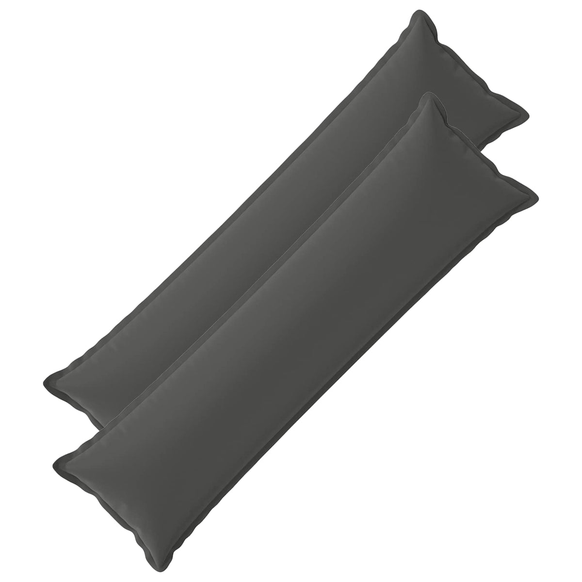 Pudebetræk 2 stk. HOUTEN Antracit 40 x 145 cm Polyester