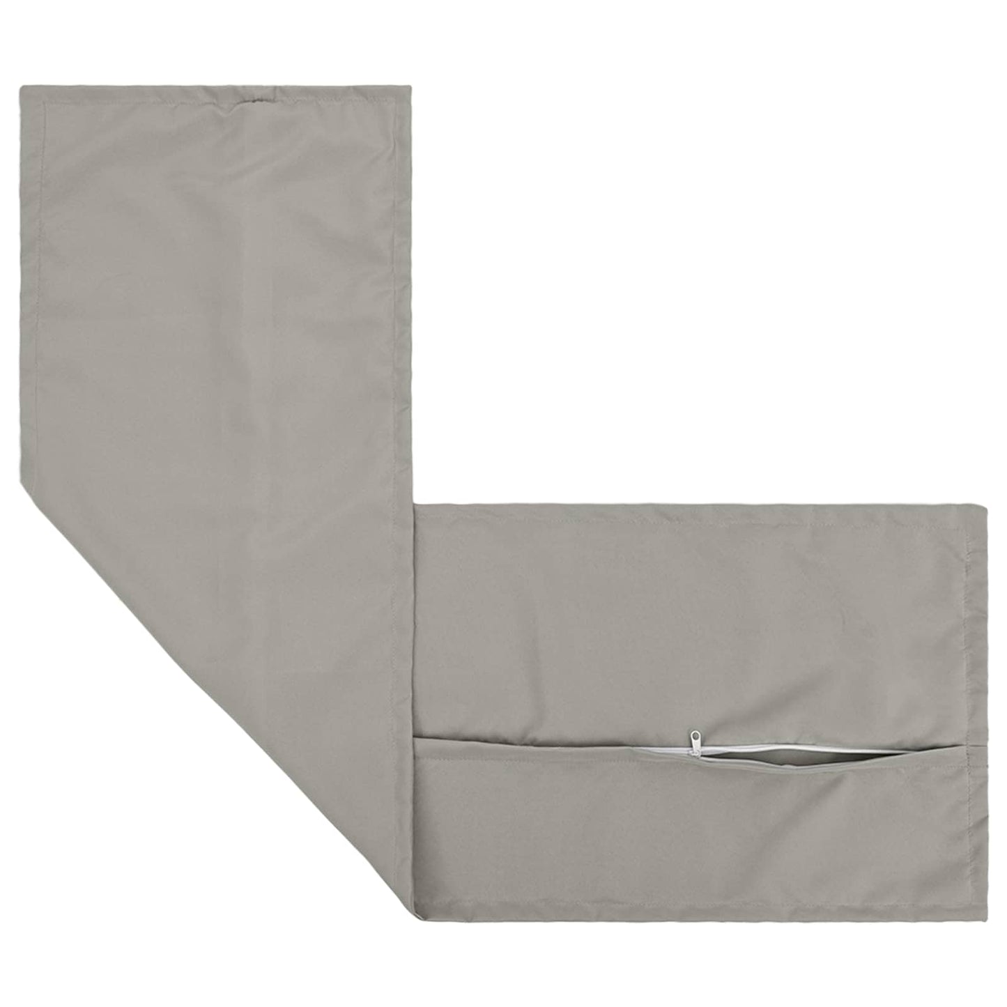 Pudebetræk 2 stk. HOUTEN Grå 40 x 145 cm Polyester
