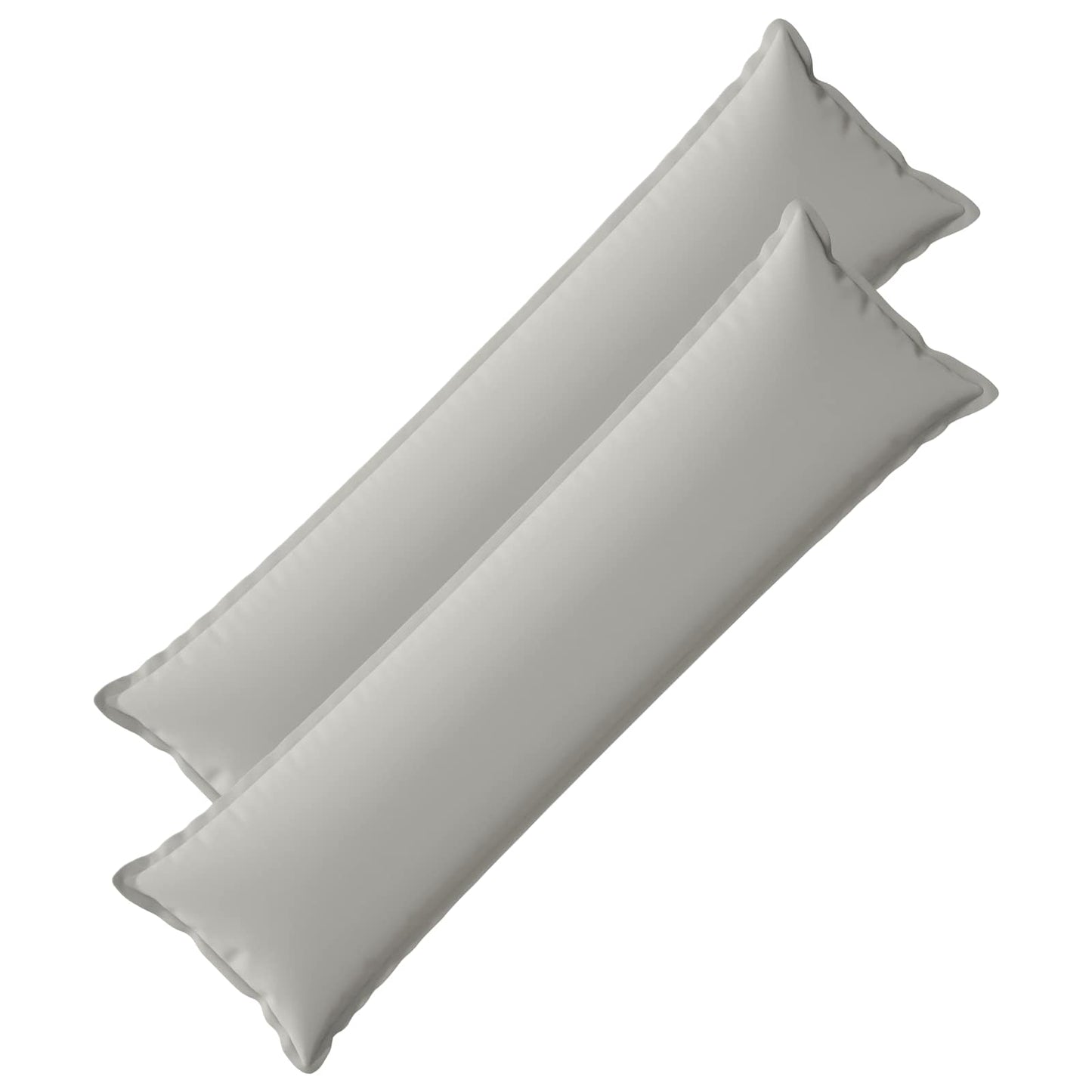 Pudebetræk 2 stk. HOUTEN Grå 40 x 145 cm Polyester