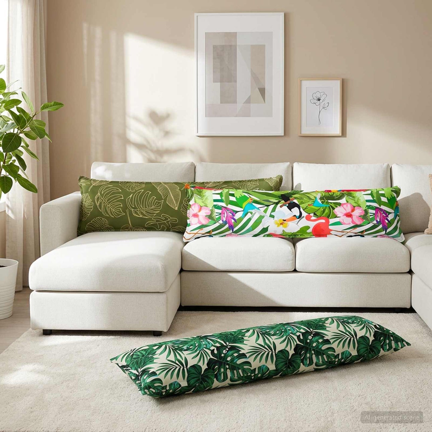Pudebetræk HOUTEN Flerfarvet 40 x 145 cm Polyester