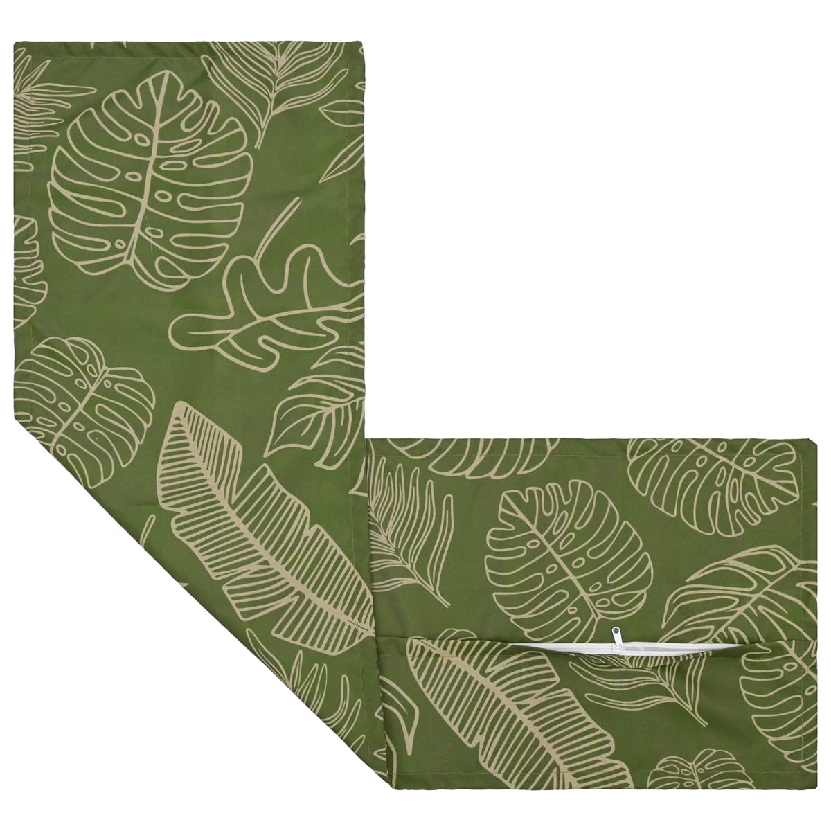 Pudebetræk HOUTEN Bladdesign 40 x 145 cm Polyester