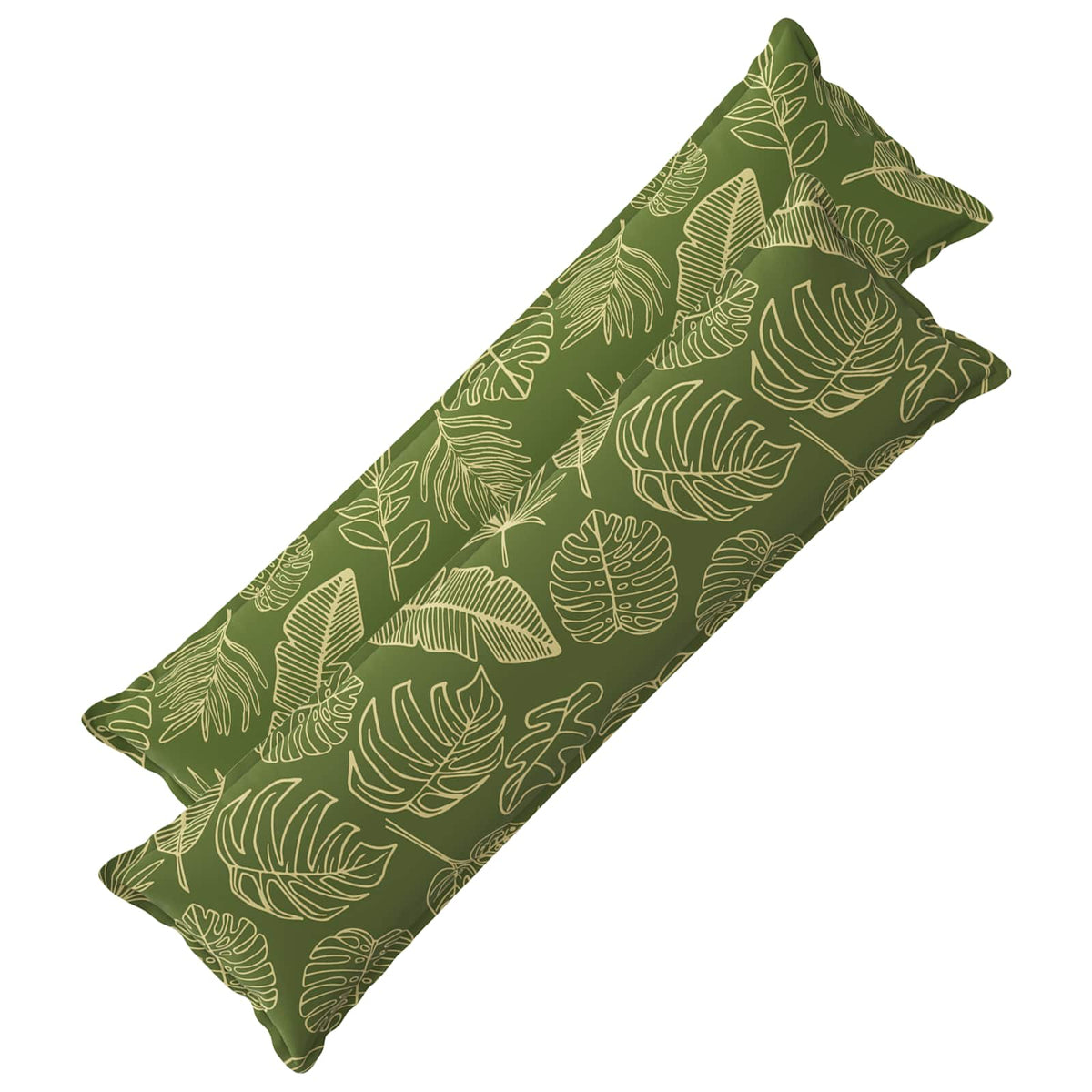 Pudebetræk 2 stk. HOUTEN Bladdesign 40 x 145 cm Polyester