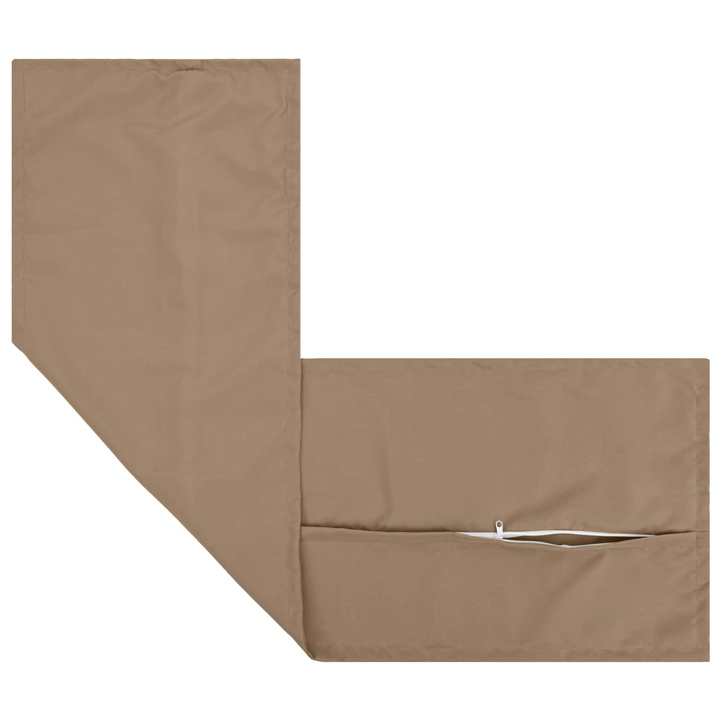 Pudebetræk HOUTEN Gråbrun 40 x 145 cm Polyester