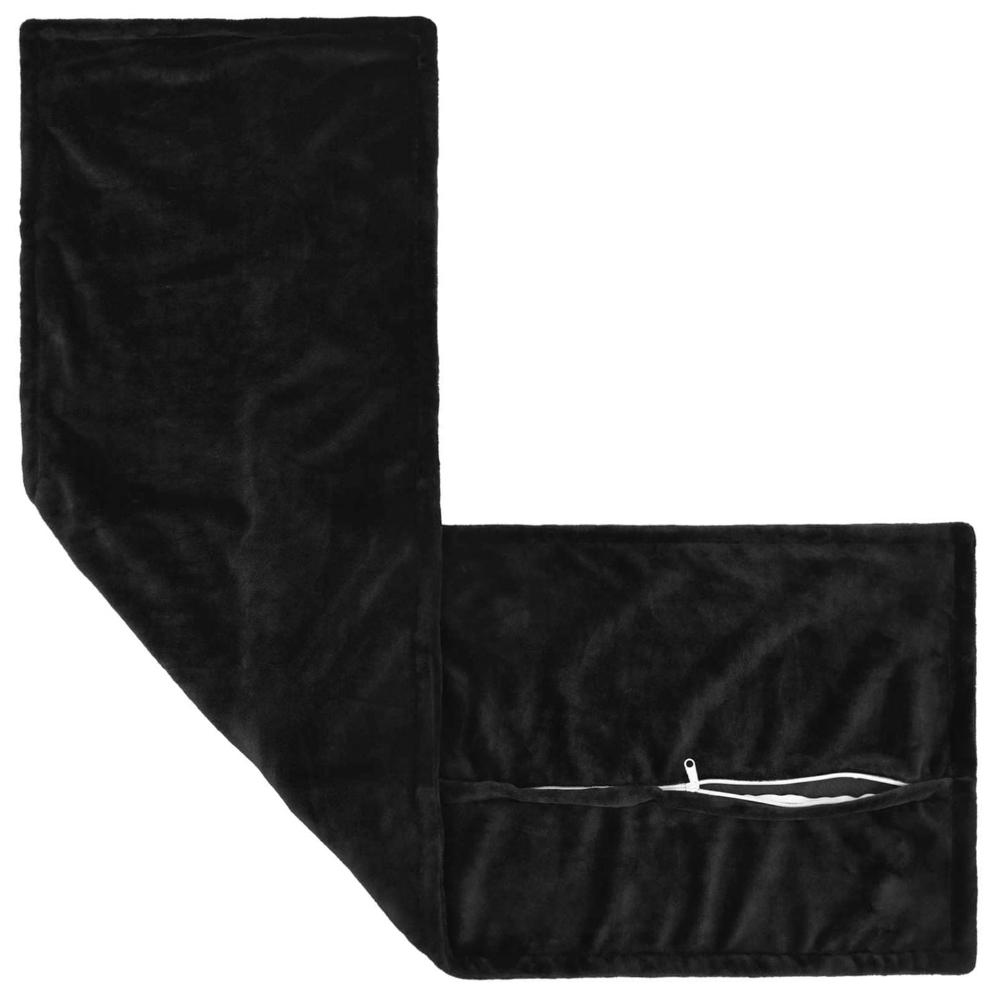 Pudebetræk 2 pcs HOUTEN Sort 40 x 145 cm Flannel