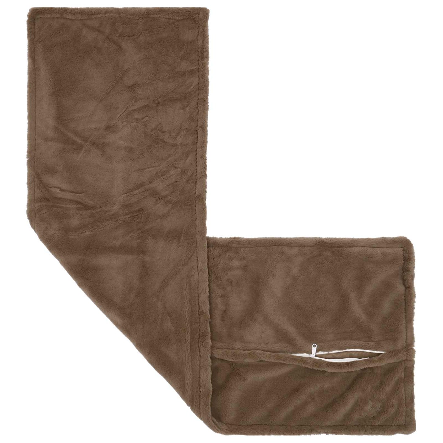 Pudebetræk HOUTEN Lys Brun 40 x 145 cm Faux Kanin Pels