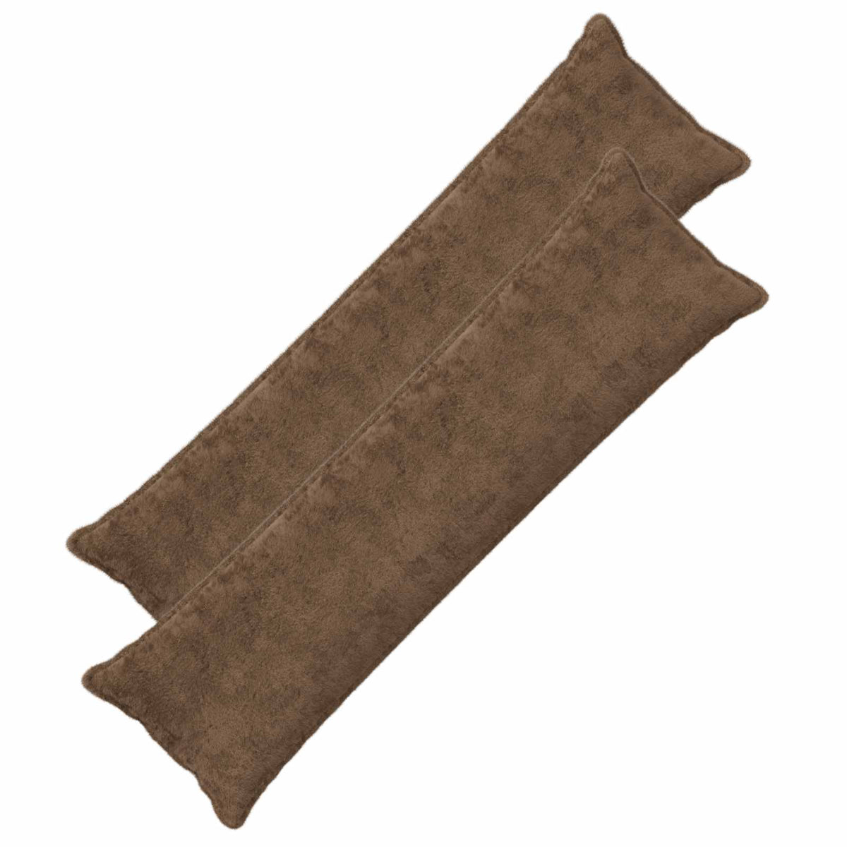 Pudebetræk 2 stk. HOUTEN Lys Brun 40 x 145 cm Faux Kanin Pels