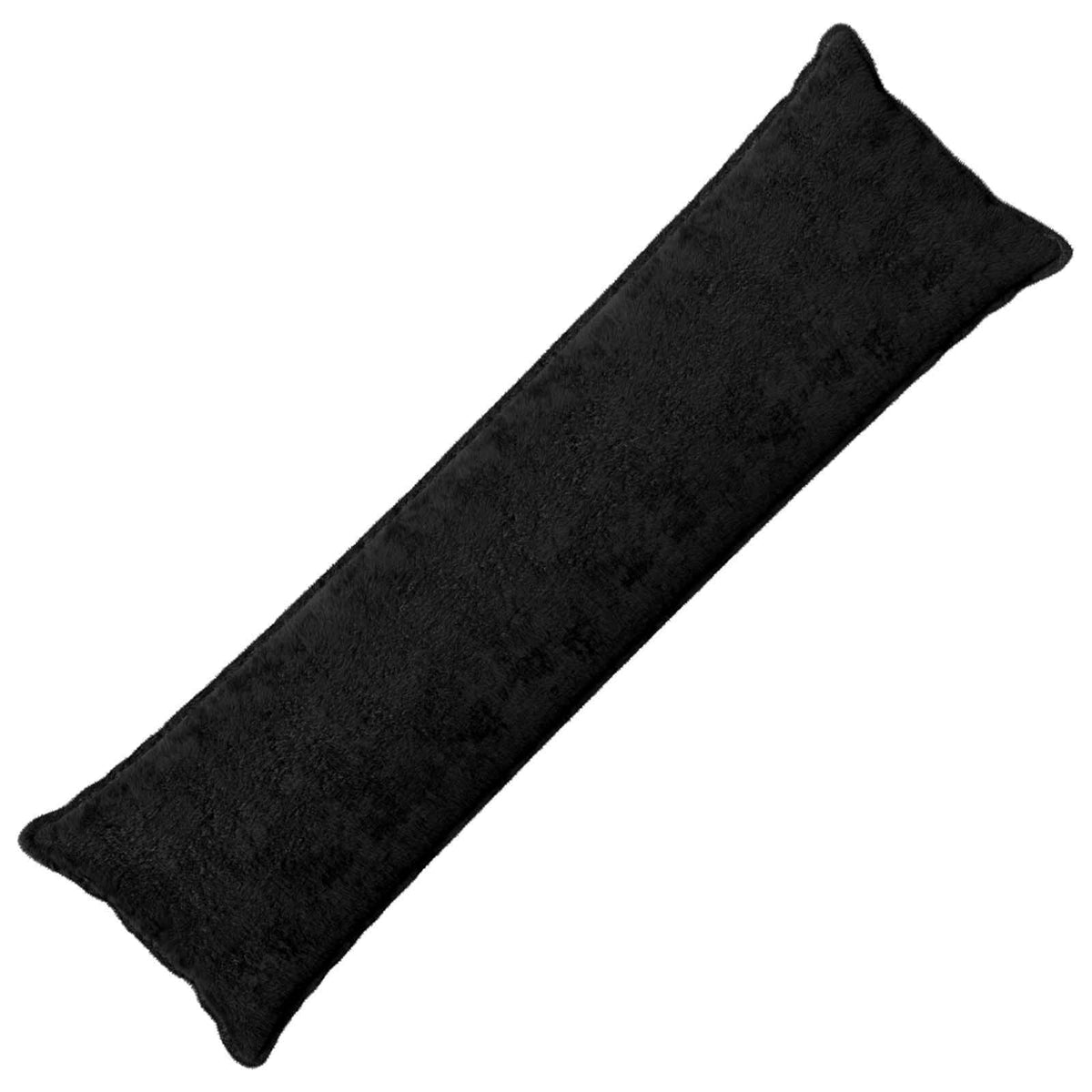 Pudebetræk HOUTEN Sort 40 x 145 cm Faux Kanin Pels