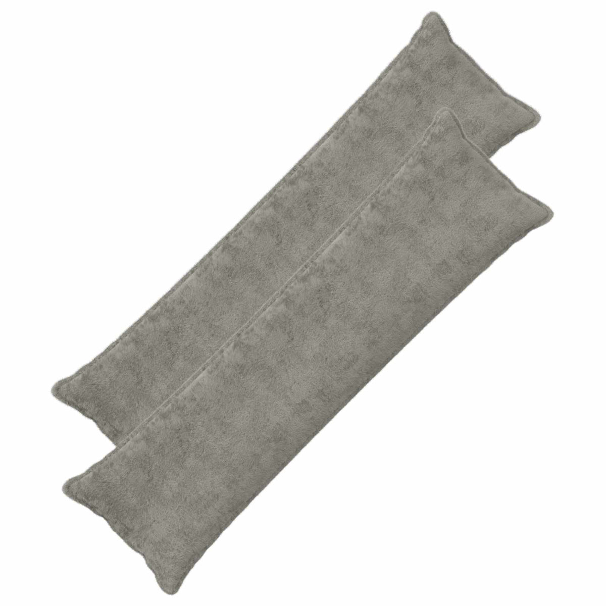 Pudebetræk 2 stk. HOUTEN Lysegrå 40 x 145 cm Faux Kanin Pels
