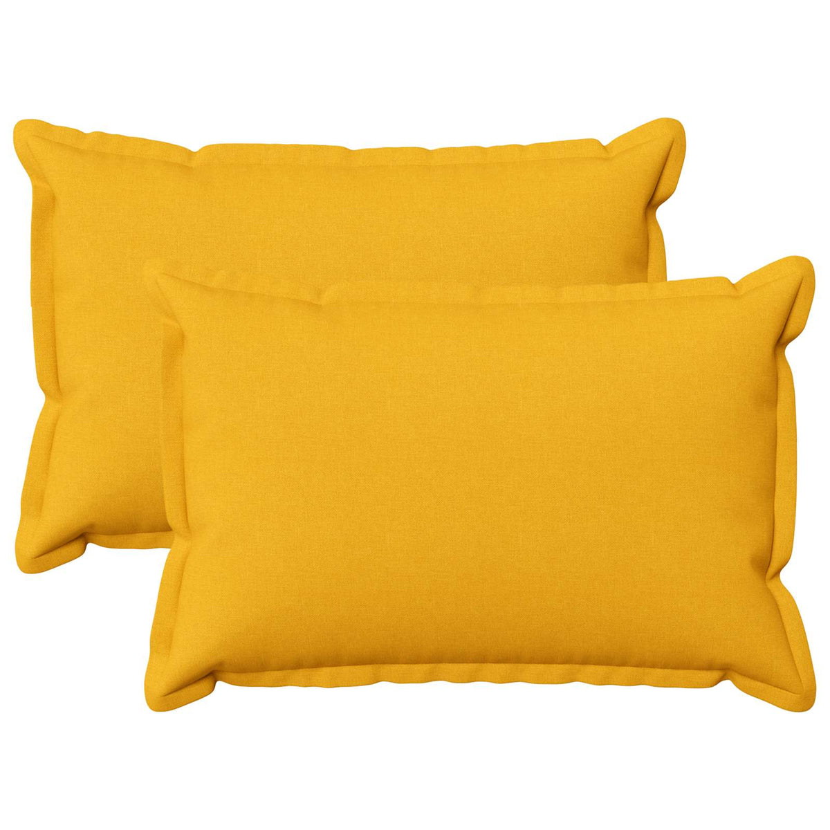 Pudebetræk 2 pcs HOUTEN Lys Gul 40 x 60 cm Faux Linned
