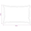 Pudebetræk 6 pcs HOUTEN Lyserød 40 x 60 cm Faux Linned