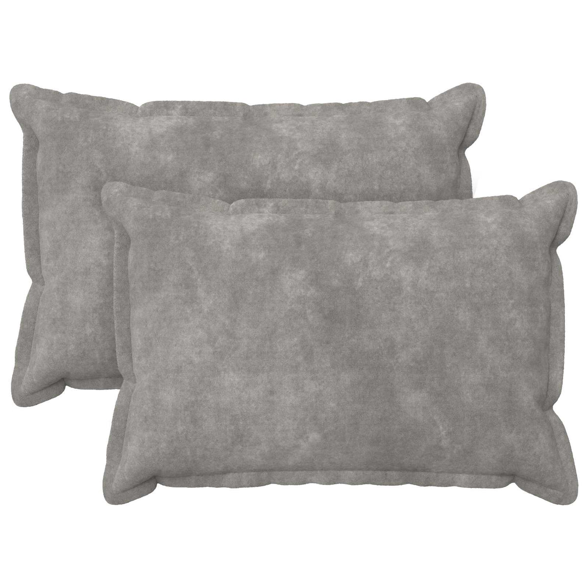 Pudebetræk 2 pcs HOUTEN Lysegrå 40 x 60 cm Mikrofiber Fleece