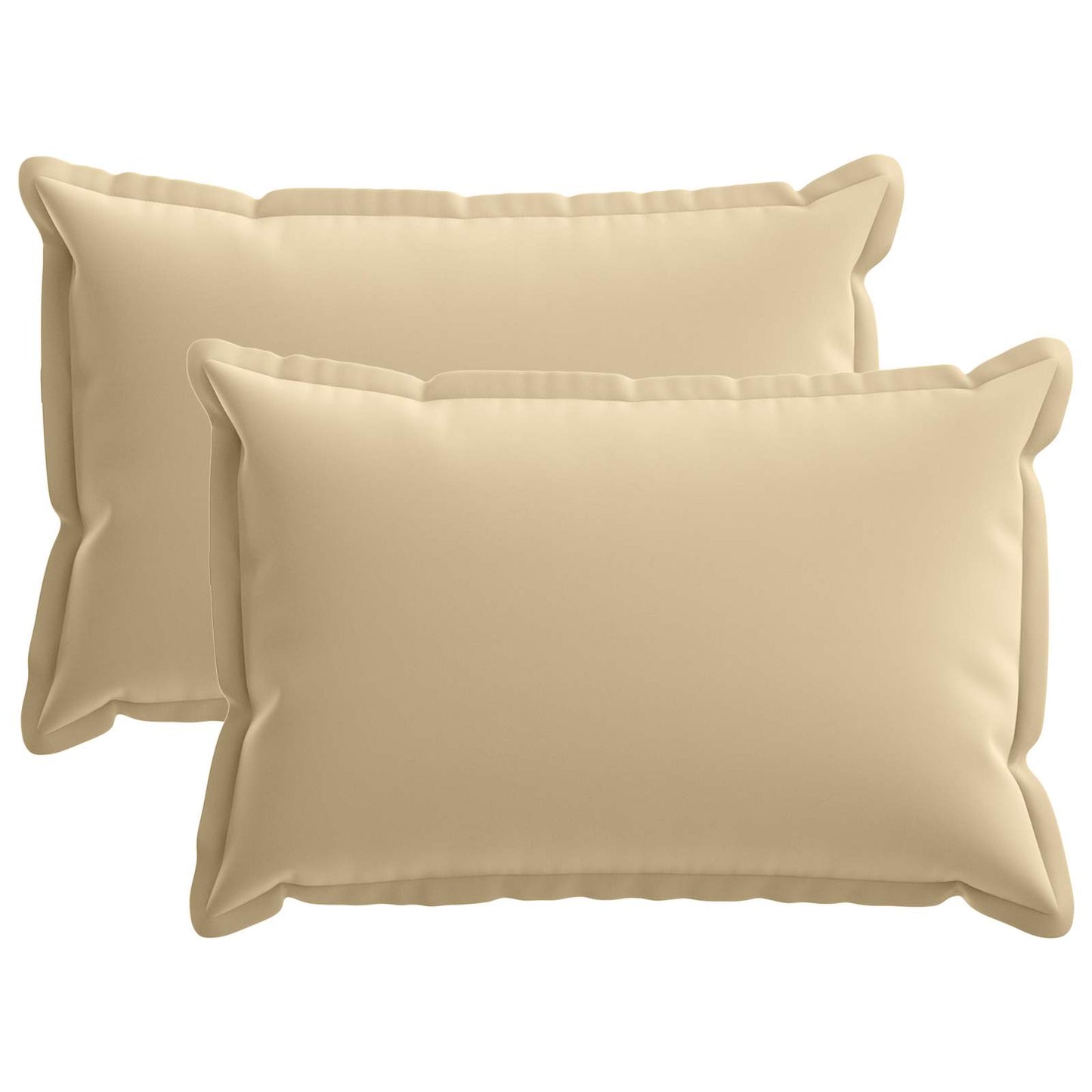 Pudebetræk 2 stk. HOUTEN Beige 40 x 60 cm Polyester