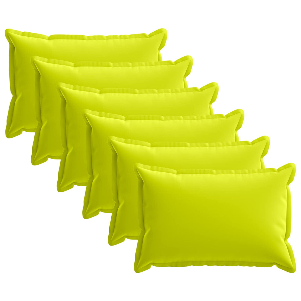 Pudebetræk 6 stk. HOUTEN Lys grøn 40 x 60 cm Polyester