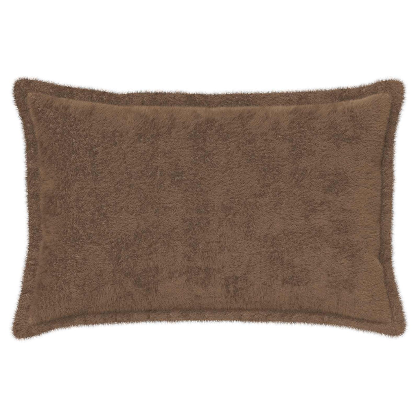 Pudebetræk 6 stk. HOUTEN Lys Brun 40 x 60 cm Faux Kanin Pels