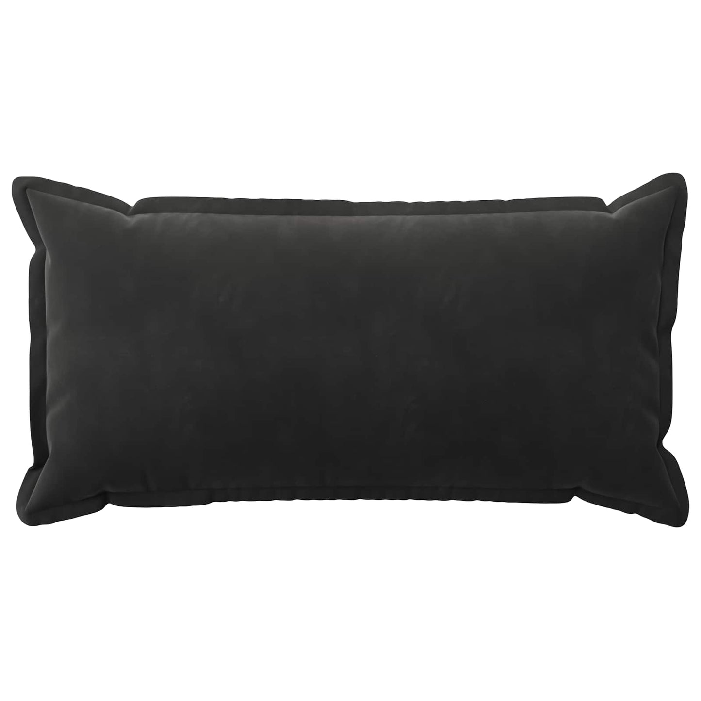 Pudebetræk 6 pcs HOUTEN Sort 40 x 70 cm Fløjl