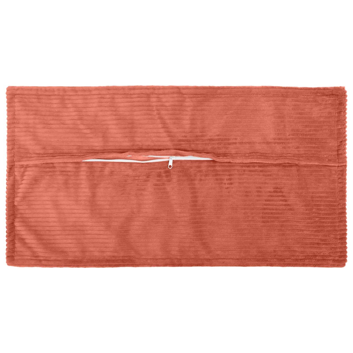 Pudebetræk 6 stk. HOUTEN Rød orange 40 x 70 cm cordfløjl