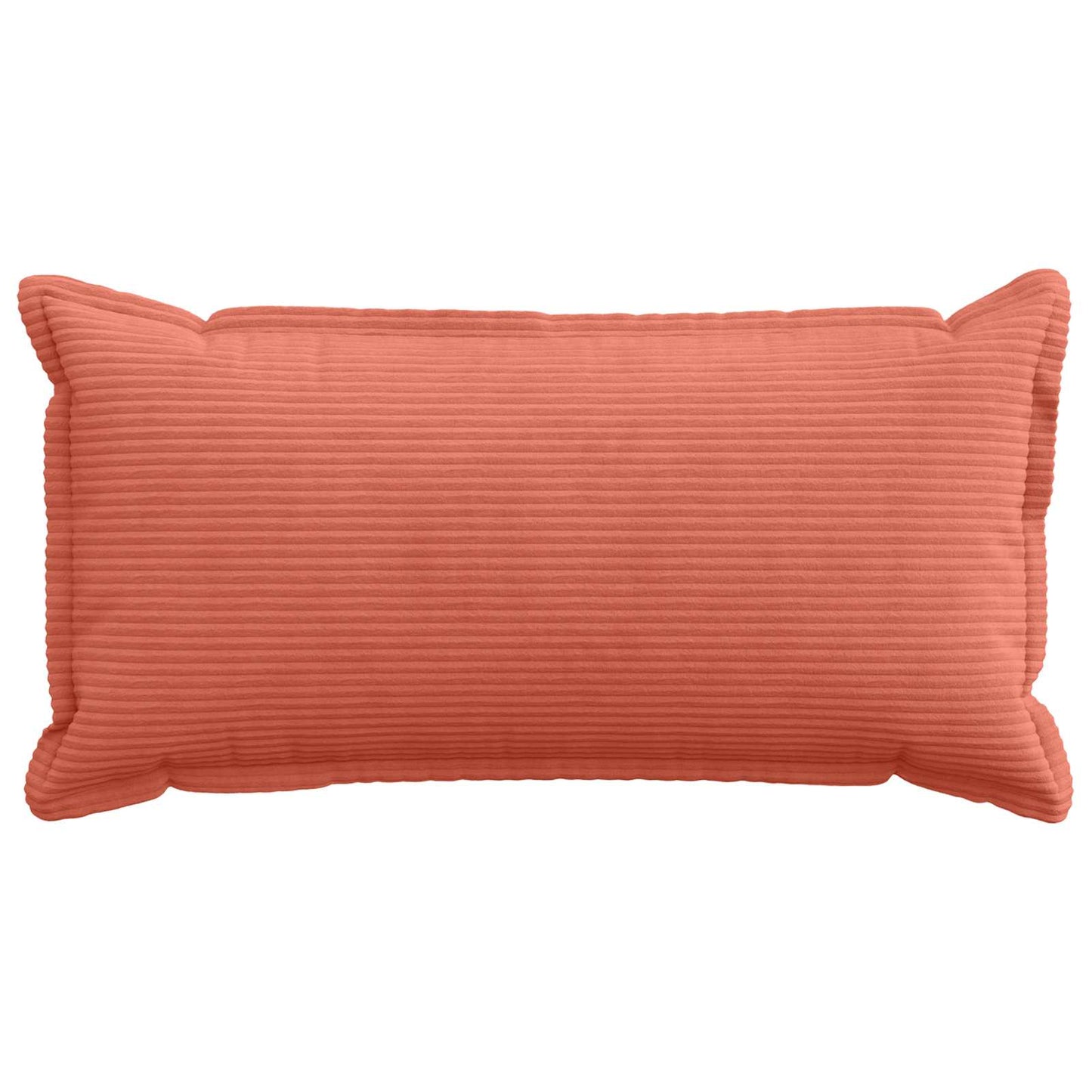 Pudebetræk 6 stk. HOUTEN Rød orange 40 x 70 cm cordfløjl