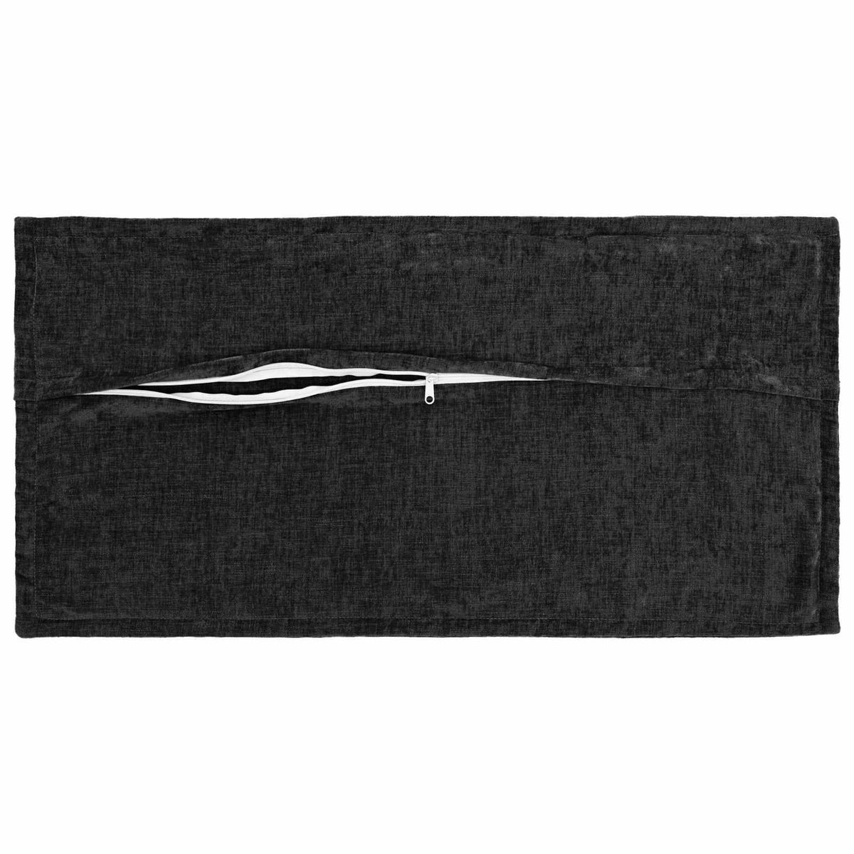 Pudebetræk 2 stk. HOUTEN Antracit 40 x 70 cm Chenille Stof