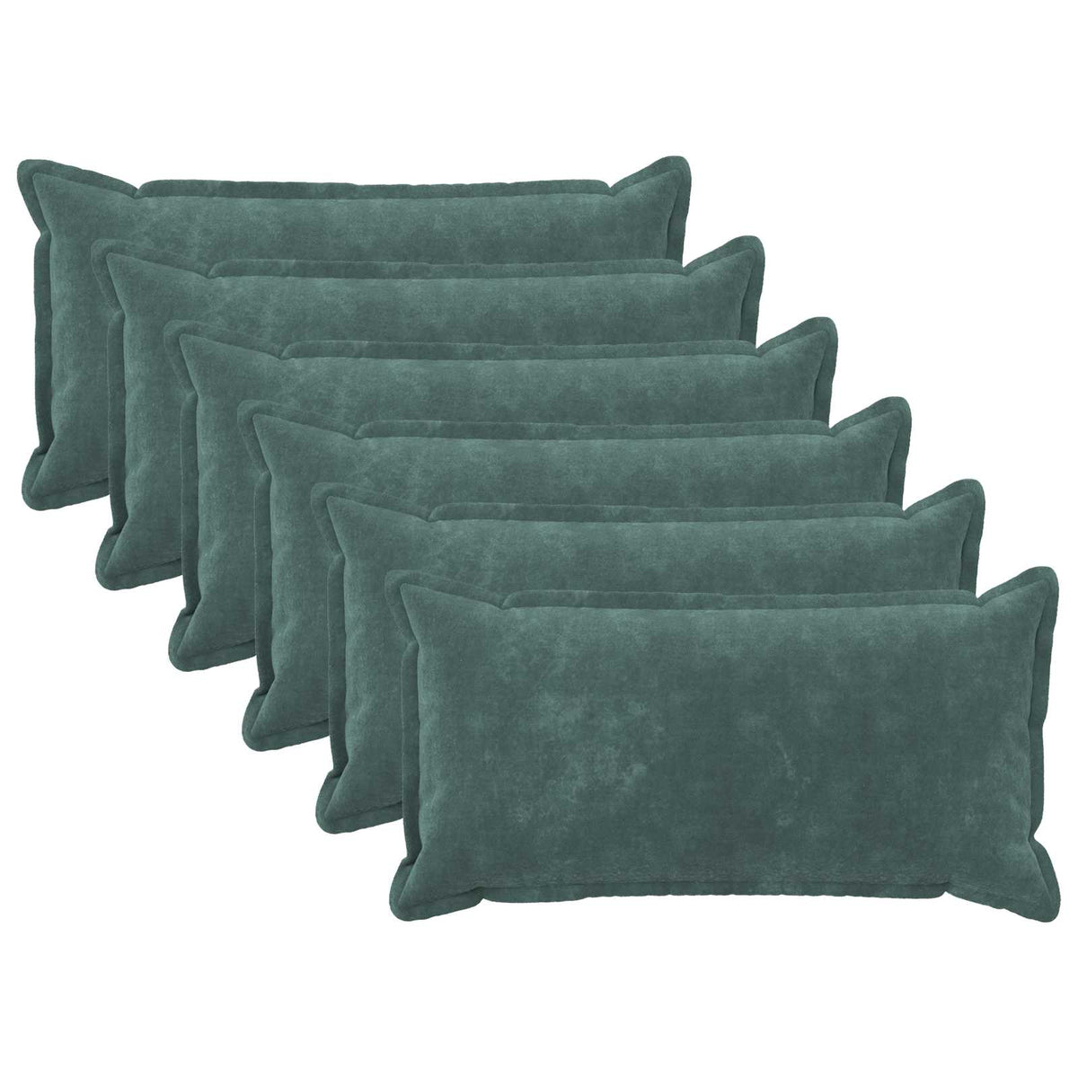 Pudebetræk 6 pcs HOUTEN Hav Blå 40 x 70 cm Mikrofiber Fleece
