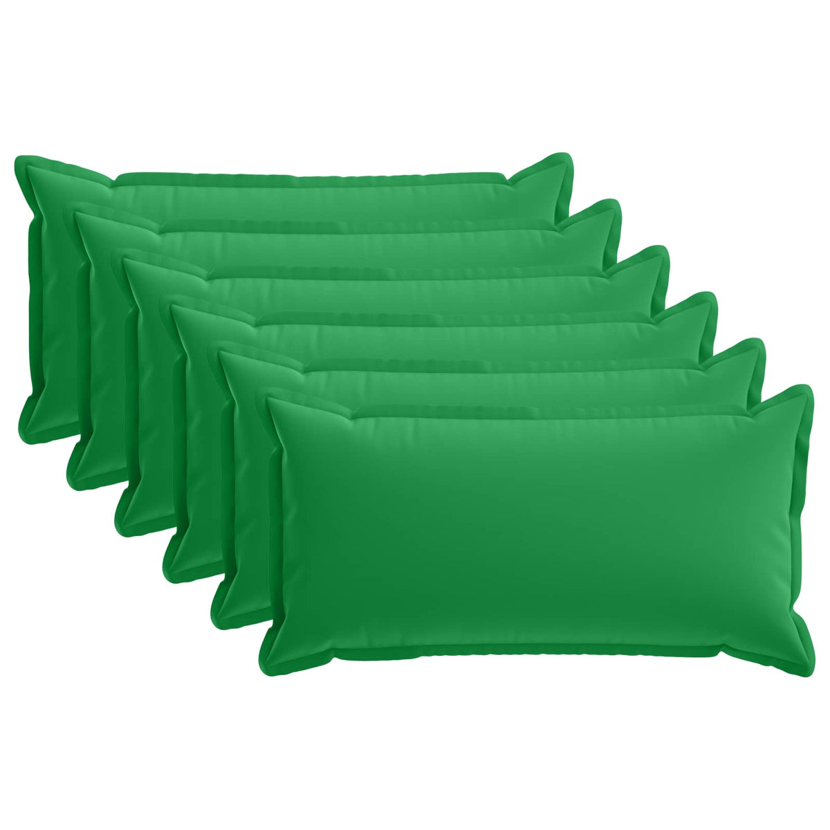 Pudebetræk 6 stk. HOUTEN Grøn 40 x 70 cm Polyester