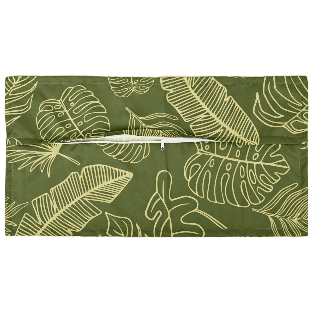 Pudebetræk 6 stk. HOUTEN Bladdesign 40 x 70 cm Polyester