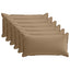 Pudebetræk 6 stk. HOUTEN Gråbrun 40 x 70 cm Polyester