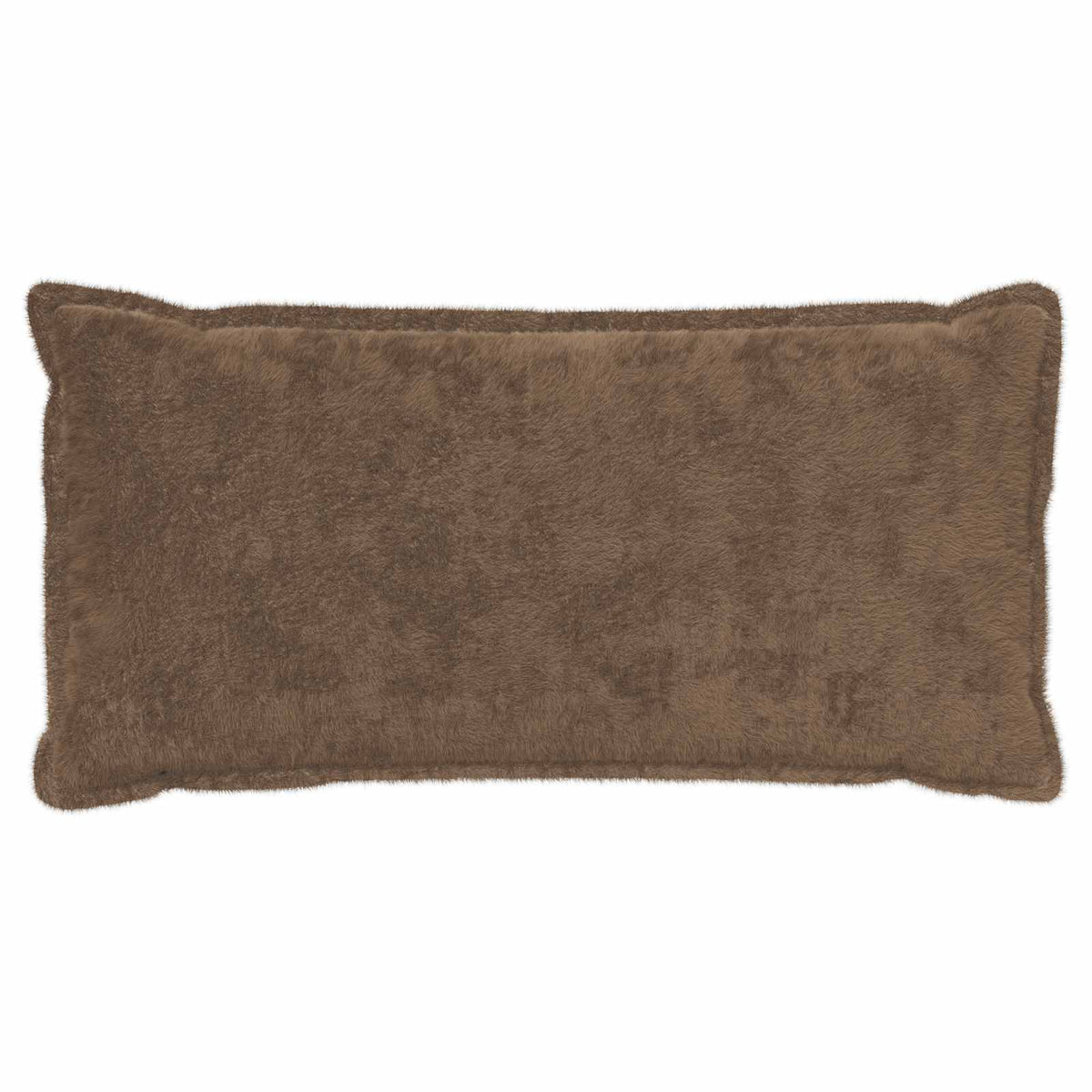 Pudebetræk 6 stk. HOUTEN Lys Brun 40 x 70 cm Faux Kanin Pels