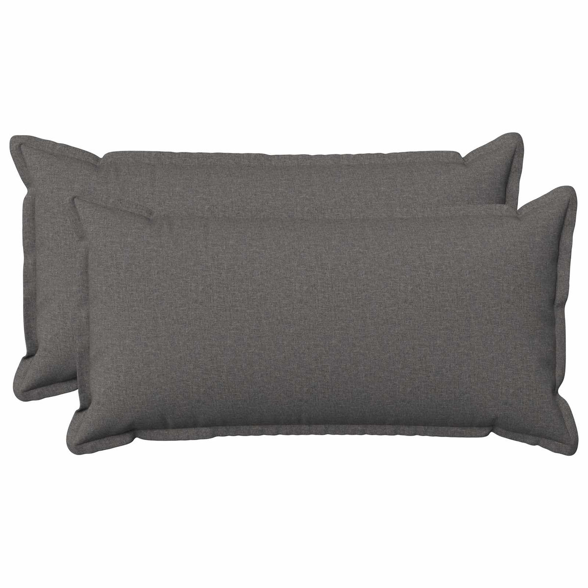 Pudebetræk 2 pcs HOUTEN Lysegrå 40 x 80 cm Faux Linned