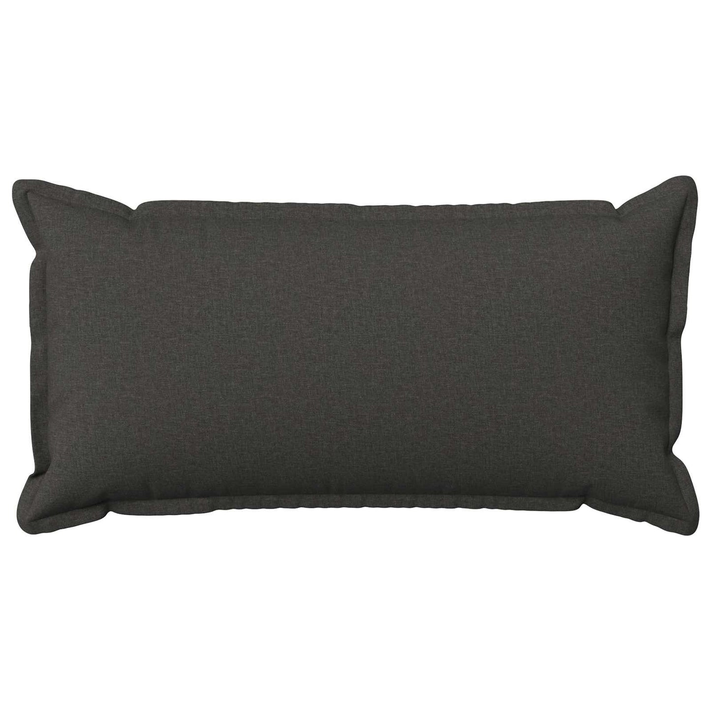Pudebetræk 6 pcs HOUTEN Mørkegrå 40 x 80 cm Faux Linned