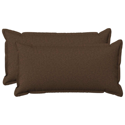 Pudebetræk 2 pcs HOUTEN Brun 40 x 80 cm Faux Linned