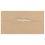 Pudebetræk 2 pcs HOUTEN Cremefarvet 40 x 80 cm Faux Linned