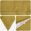 Pudebetræk 6 pcs HOUTEN Lys grøn 40 x 80 cm Faux Linned