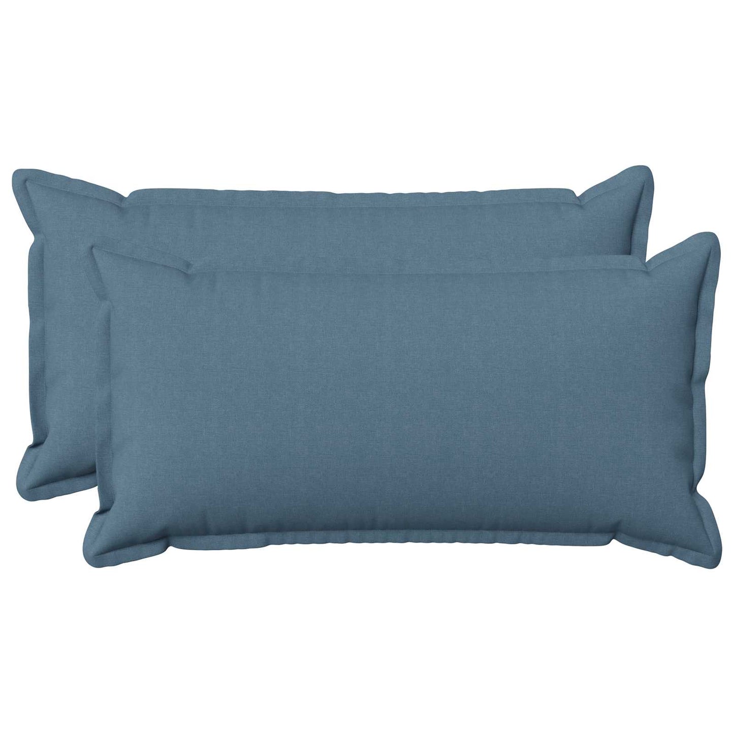 Pudebetræk 2 pcs HOUTEN Jeans blå 40 x 80 cm Faux Linned