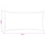 Pudebetræk 6 pcs HOUTEN Mørkegrøn 40 x 80 cm Fløjl