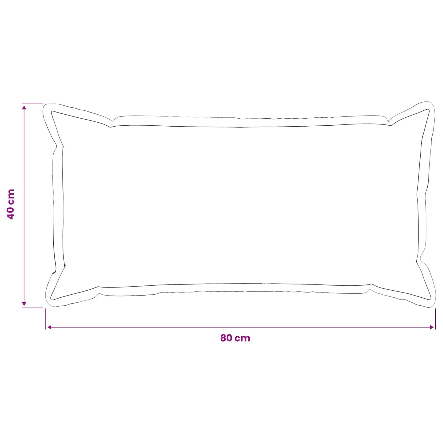 Pudebetræk 12 pcs HOUTEN Lysegrå 40 x 80 cm Bouclé