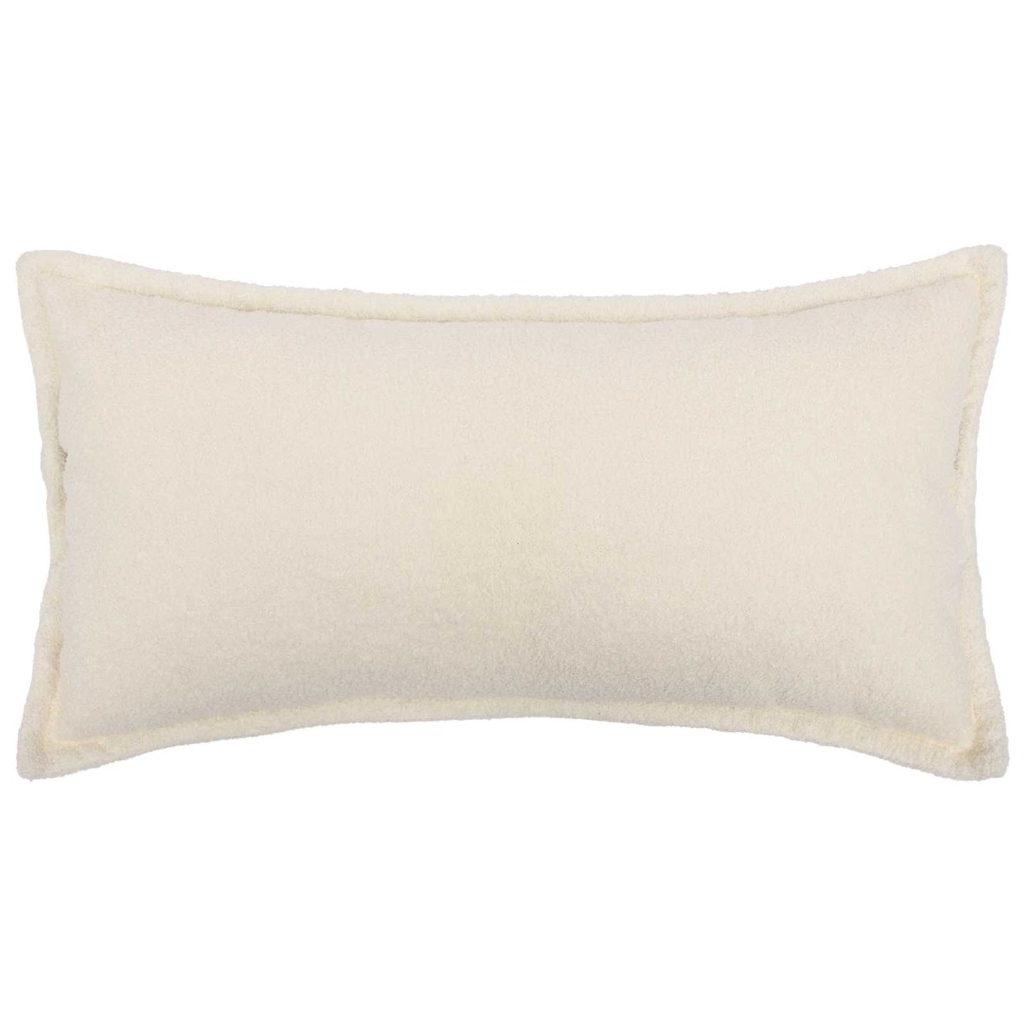 Pudebetræk 2 pcs HOUTEN Cremefarvet 40 x 80 cm Bouclé