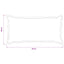 Pudebetræk 2 pcs HOUTEN Cremefarvet 40 x 80 cm Bouclé